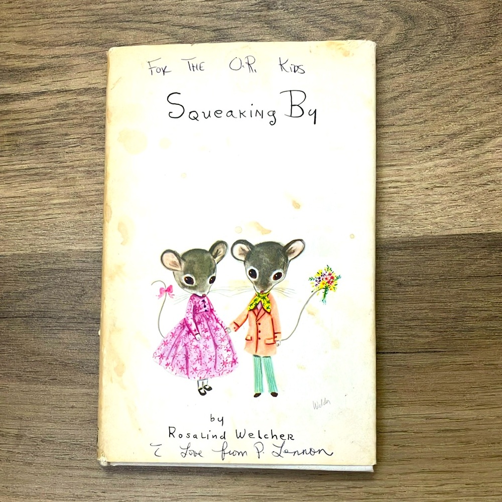 SQUEAKING BY by   ROSALIND WELCHER Panda Prints , Inc NY hardcover book